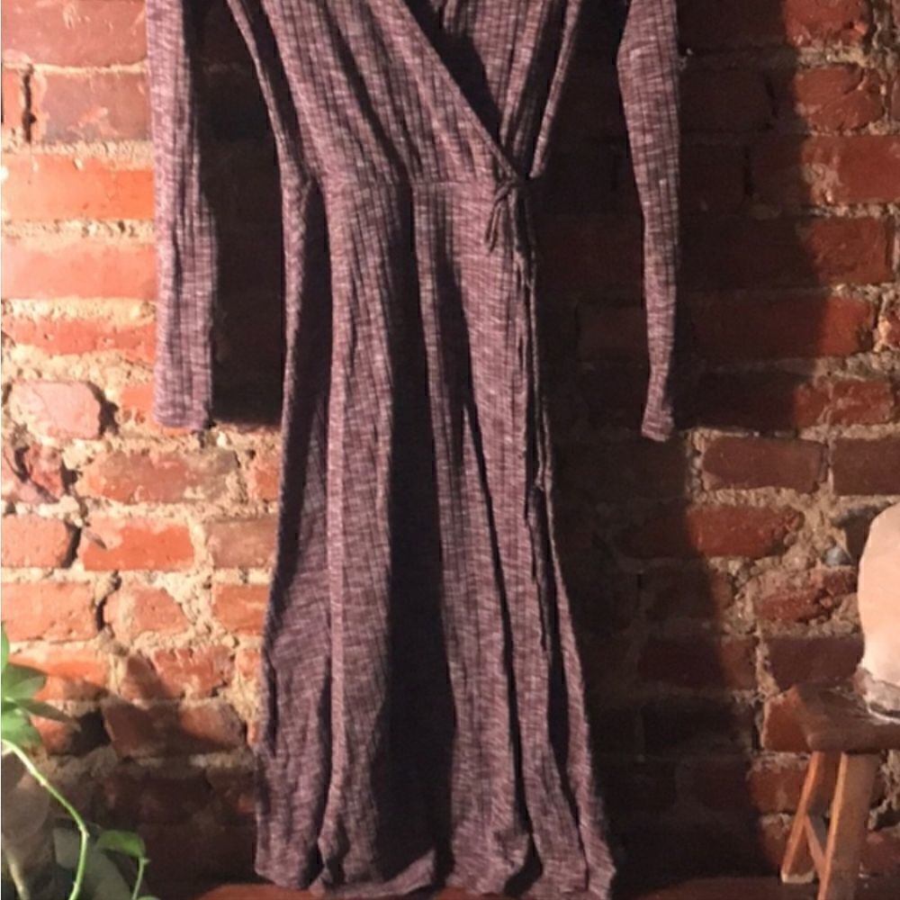 Anthropologie Kimchi Blue Wrap Dress - Picture 3 of 15